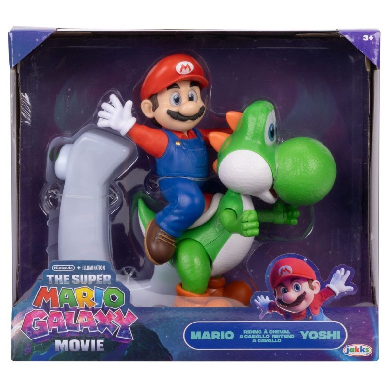 Figura Mario & Yoshi Super Mario Galaxy Movie