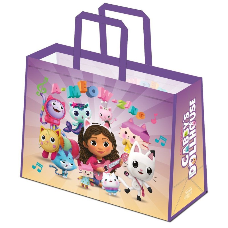Bolsa shopping Gabby Cats La Casa de Muñecas de Gabby