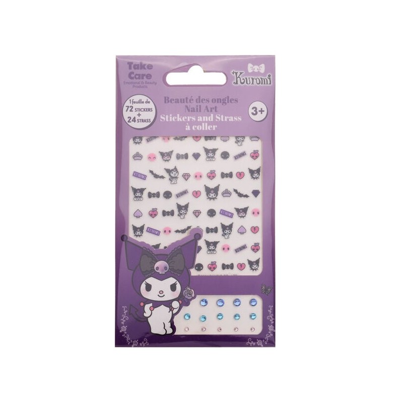 Blister Pegatinas Corporales Kuromi Hello Kitty