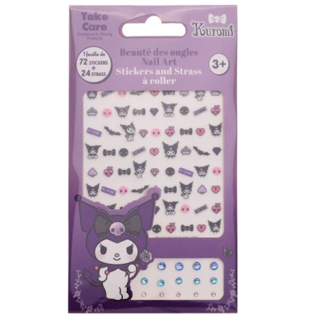 Blister Pegatinas Corporales Kuromi Hello Kitty