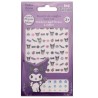 Blister Pegatinas Corporales Kuromi Hello Kitty - imagen 1