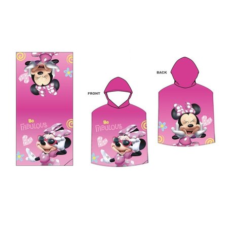 Poncho toalla Minnie Disney microfibra
