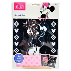 Set papeleria Scratch Art Minnie Disney