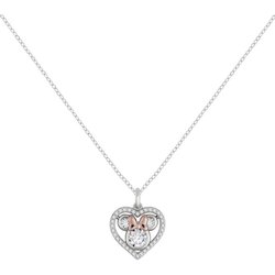 Colgante Corazon Minnie Disney plata