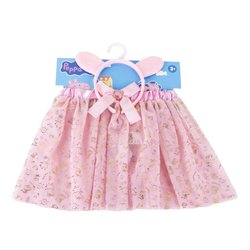 Set diadema + tutu fantasia Peppa Pig