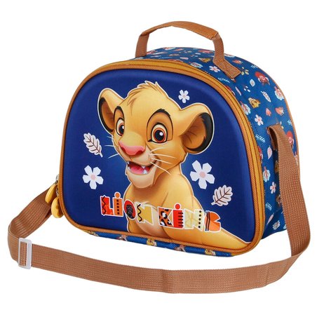 Bolsa portameriendas 3D Little Face El Rey Leon Disney