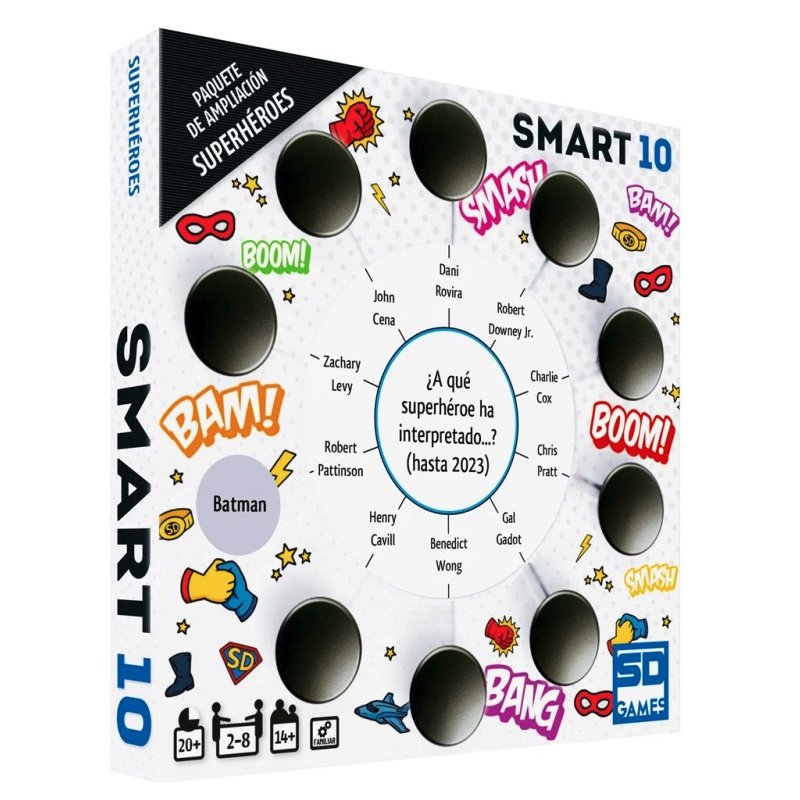 Expansion Superheroes Juego Smart 10 español