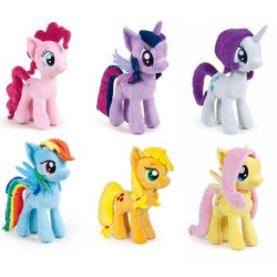 Peluche Mi pequeño Pony soft 25cm surtido