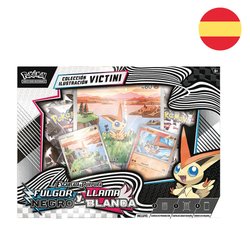 Blister cartas Victini Fulgor Negro y Llama Blanca Pokemon español