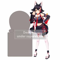 Figura Hikkake Ookami Mio Hololive Production 10cm