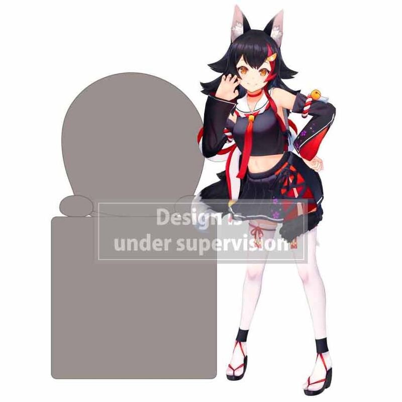 Figura Hikkake Ookami Mio Hololive Production 10cm