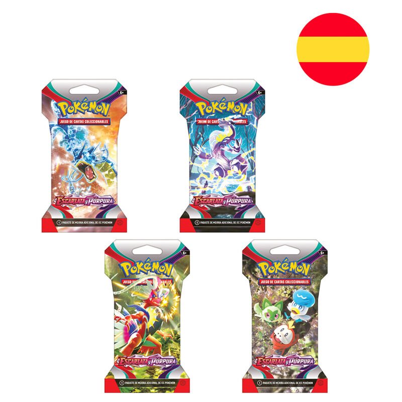 Sobre cartas Escarlata y Violeta Pokemon español