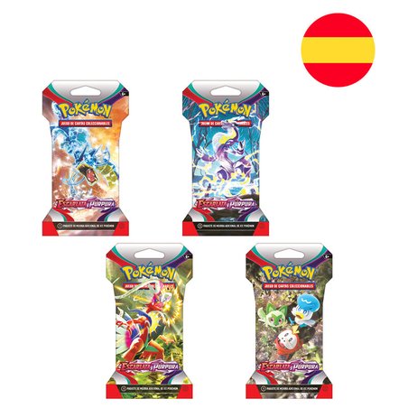 Sobre cartas Escarlata y Violeta Pokemon español