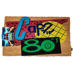 Felpudo Cafe 80 Regreso al Futuro
