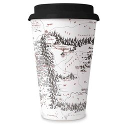 Taza viaje Mapa Mordor El Señor de los Anillos