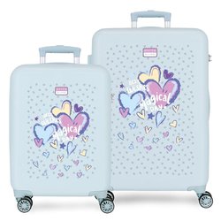 Set 2 maletas trolley ABS Best Wishes Movom 55/65cm