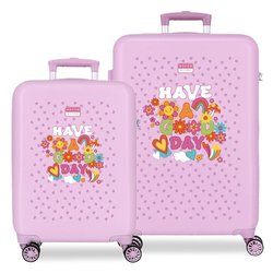 Set 2 maletas trolley ABS Good Day Movom 55/65cm