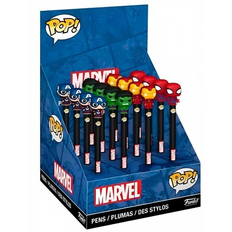 Boligrafo Toppers Marvel surtido
