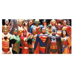 Poster cristal Liga de la Justicia DC Comics