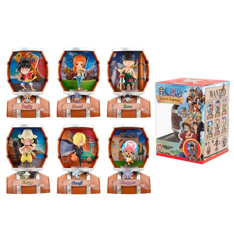 Figura sorpresa Barril One Piece surtido