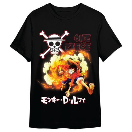 Camiseta Monkey D. Luffy Attack One Piece adulto