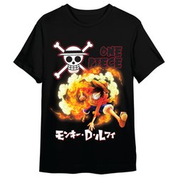 Camiseta Monkey D. Luffy Attack One Piece adulto