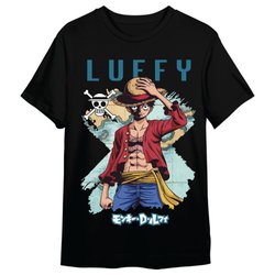 Camiseta Monkey D. Luffy Map One Piece adulto